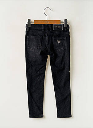 Blugi skinny elasticitate mărime reglabilă negru GUESS fată