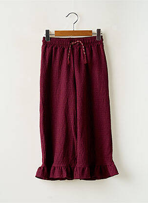 Pantalon larg roșu JUBEL fată