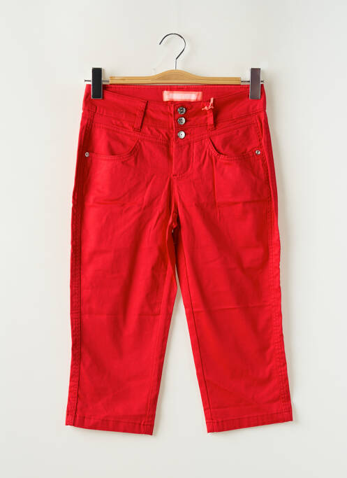 Pantalon trei sferturi roșu STREET ONE femeie