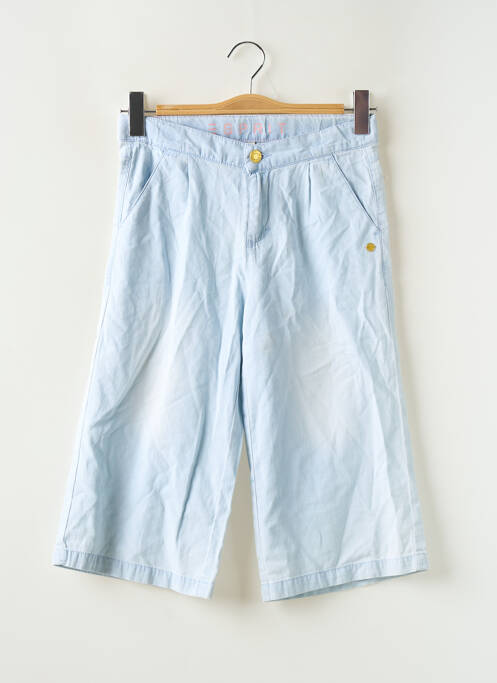 Pantalon larg albastru ESPRIT fată