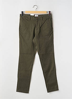 Pantalon chino țesătură poplin mărime normală verde JACK & JONES bărbat