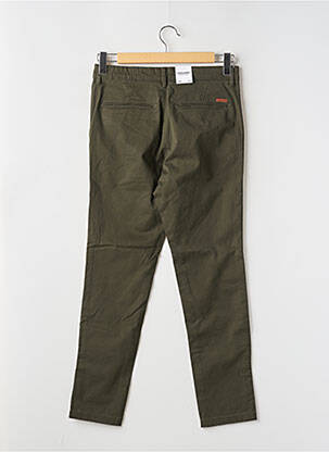 Pantalon chino țesătură poplin mărime normală verde JACK & JONES bărbat