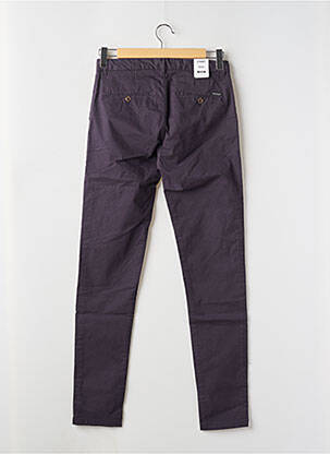 Pantalon chino țesătură poplin mărime normală violet SCOTCH & SODA bărbat