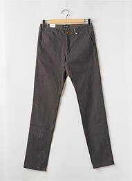 Pantalon chino țesătură poplin mărime normală gri SCOTCH & SODA bărbat