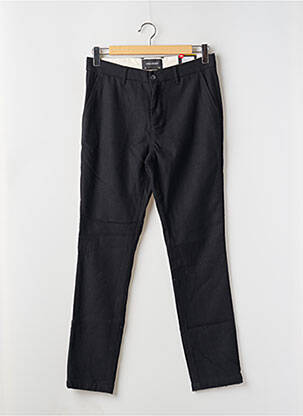 Pantalon chino țesătură melanj talie înaltă negru LYLE & SCOTT bărbat