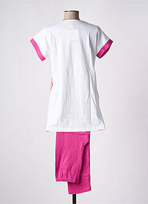 Pijama țesătură jerseu roz ROSE POMME femeie
