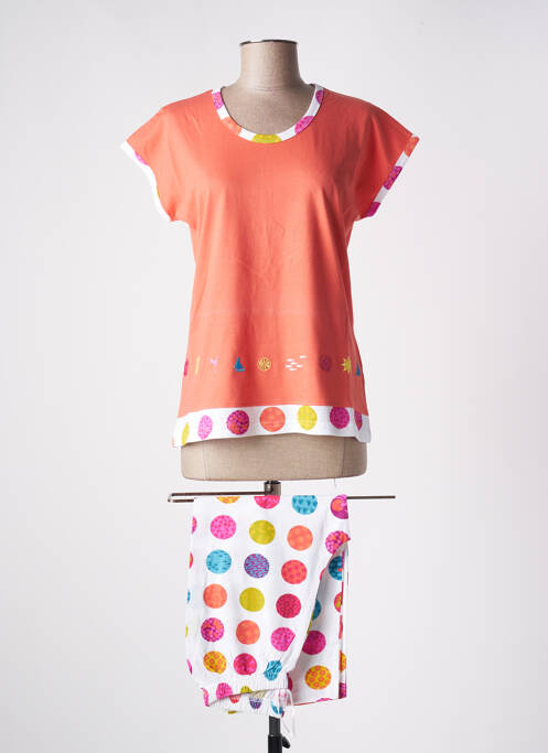 Pijama portocaliu ROSE POMME femeie