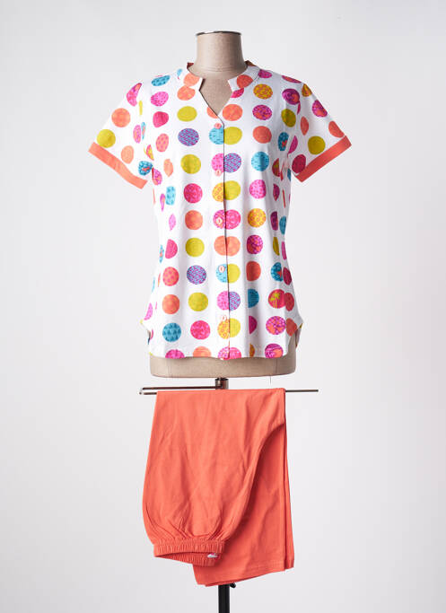 Pijama portocaliu ROSE POMME femeie