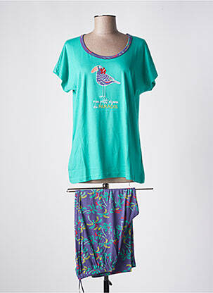 Pijama verde ROSE POMME femeie