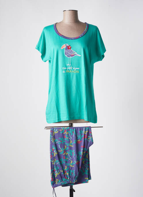 Pijama verde ROSE POMME femeie