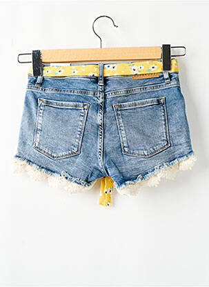 Șort țesătură denim talie joasă albastru SUPERDRY femeie