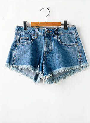 Șort țesătură denim talie joasă albastru SUBDUED femeie