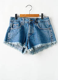 Șort țesătură denim talie joasă albastru SUBDUED femme