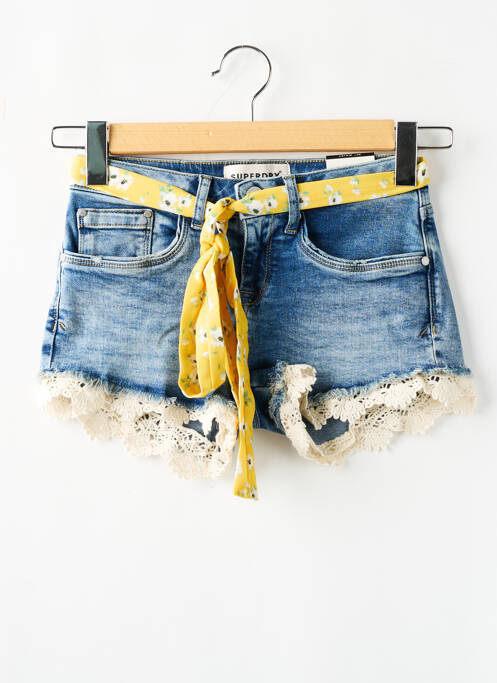 Șort albastru SUPERDRY femeie