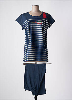 Pijama albastru ROSE POMME femeie