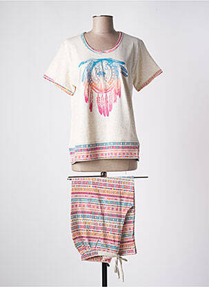 Pijama bej ROSE POMME femeie