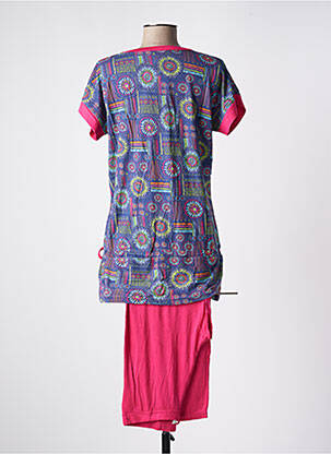 Pijama țesătură jerseu violet ROSE POMME femeie