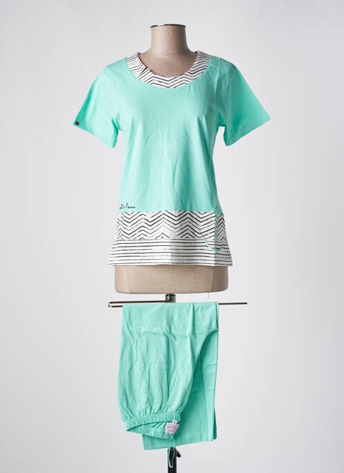 Pijama verde ROSE POMME femeie