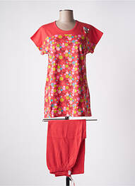 Pijama țesătură jerseu roșu ROSE POMME femeie