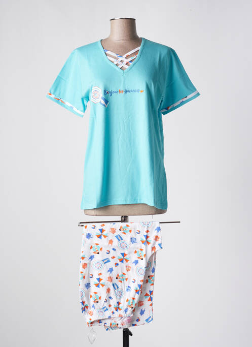 Pijama albastru ROSE POMME femeie