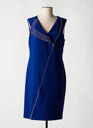 Rochie midi fără mâneci fără mâneci albastru FRANK LYMAN femme