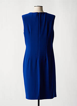 Rochie midi fără mâneci fără mâneci albastru FRANK LYMAN femeie