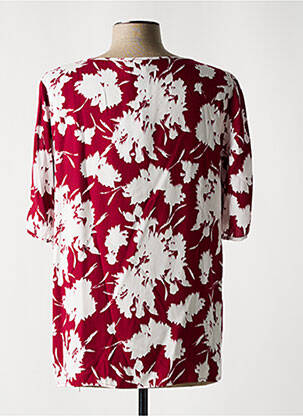 Bluză țesătură poplin mâneci scurte roșu PERSONA BY MARINA RINALDI femeie