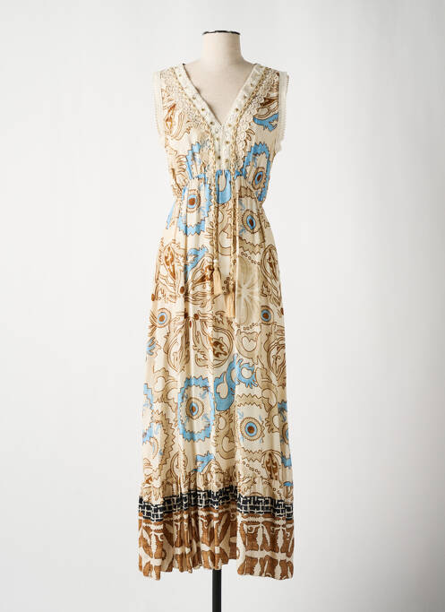 Rochie lungă bej LAMIAR femeie