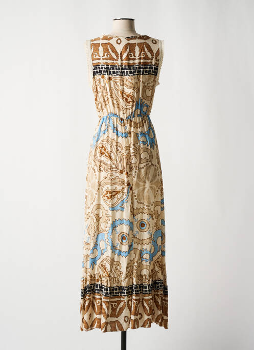 Rochie lungă bej LAMIAR femeie