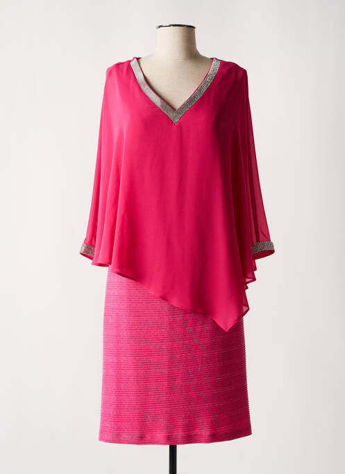 Rochie midi roz FRANK LYMAN femeie