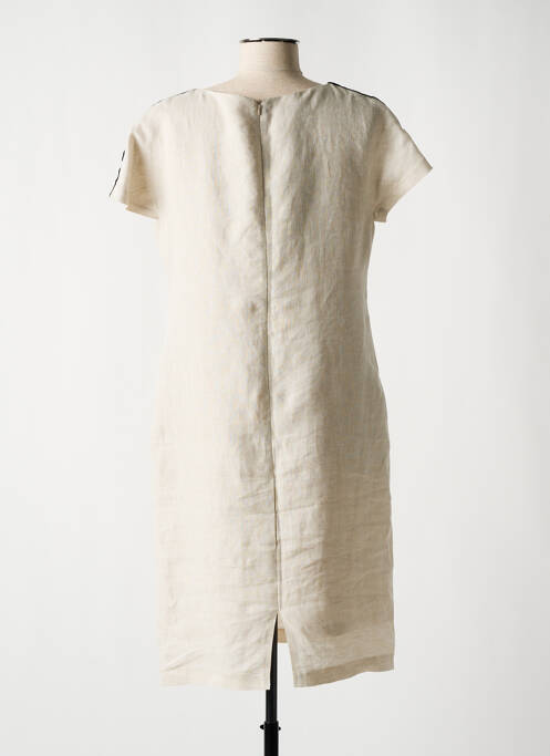 Rochie midi bej ESTEL COLLECTION femeie