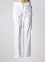 Pantalon drept elasticitate mărime normală alb ANGELS femme
