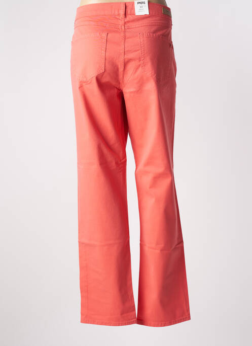 Pantalon drept elasticitate mărime normală portocaliu ANGELS femme