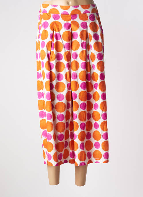 Pantalon 7/8 portocaliu BLANC BOHEME femeie