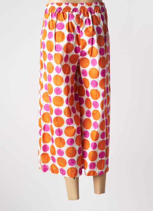 Pantalon 7/8 portocaliu BLANC BOHEME femeie