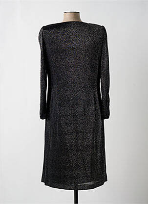 Rochie midi mâneci lungi mâneci lungi negru JOMHOY femeie