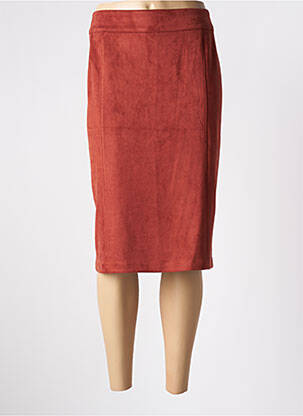 Fustă midi portocaliu GEVANA femeie