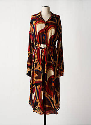 Rochie midi portocaliu MY LILI femeie