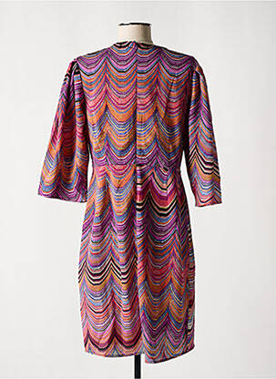 Rochie midi mâneci 3/4 mâneci 3/4 violet MOLLY BRACKEN femeie