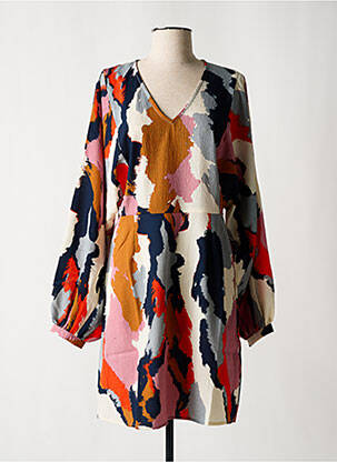 Rochie scurtă bej ICHI femeie