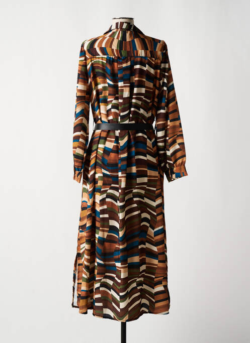 Rochie midi maro MY LILI femeie