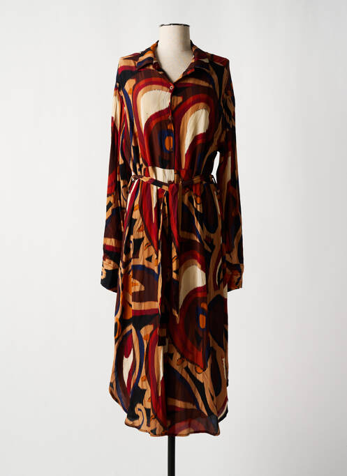 Rochie midi portocaliu MY LILI femeie