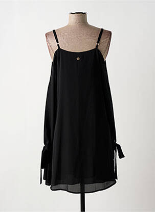 Rochie scurtă croială fluidă mâneci lungi negru FRACOMINA femeie