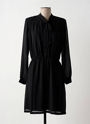 Rochie midi țesătură crep mâneci lungi negru MOLLY BRACKEN femeie