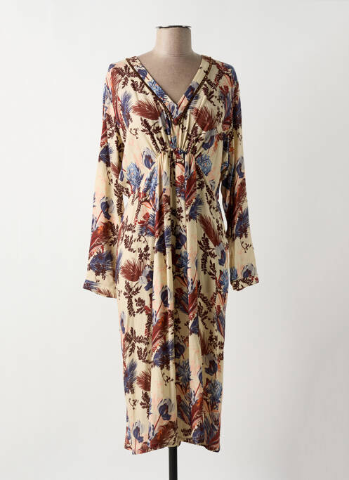 Rochie midi bej MOS MOSH femeie