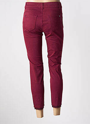 Pantalon 7/8 elasticitate mărime normală roșu FRACOMINA femeie