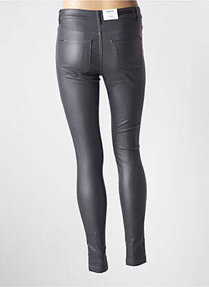 Pantalon slim țesătură acoperită mărime normală gri B.YOUNG femeie