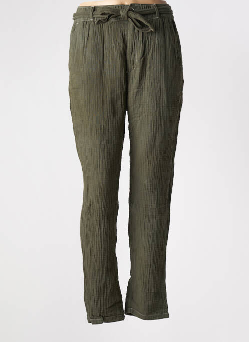 Pantalon drept verde TEDDY SMITH femeie