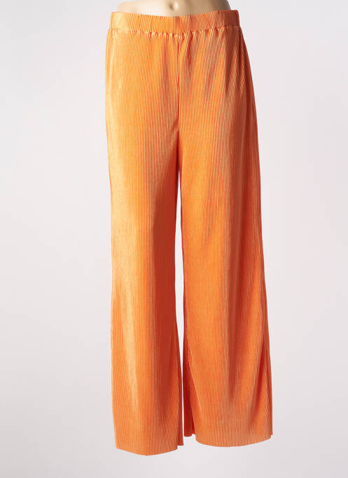 Pantalon larg portocaliu MOLLY BRACKEN femeie