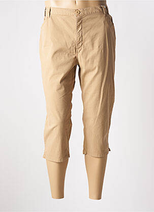 Pantalon trei sferturi bej TBS femeie